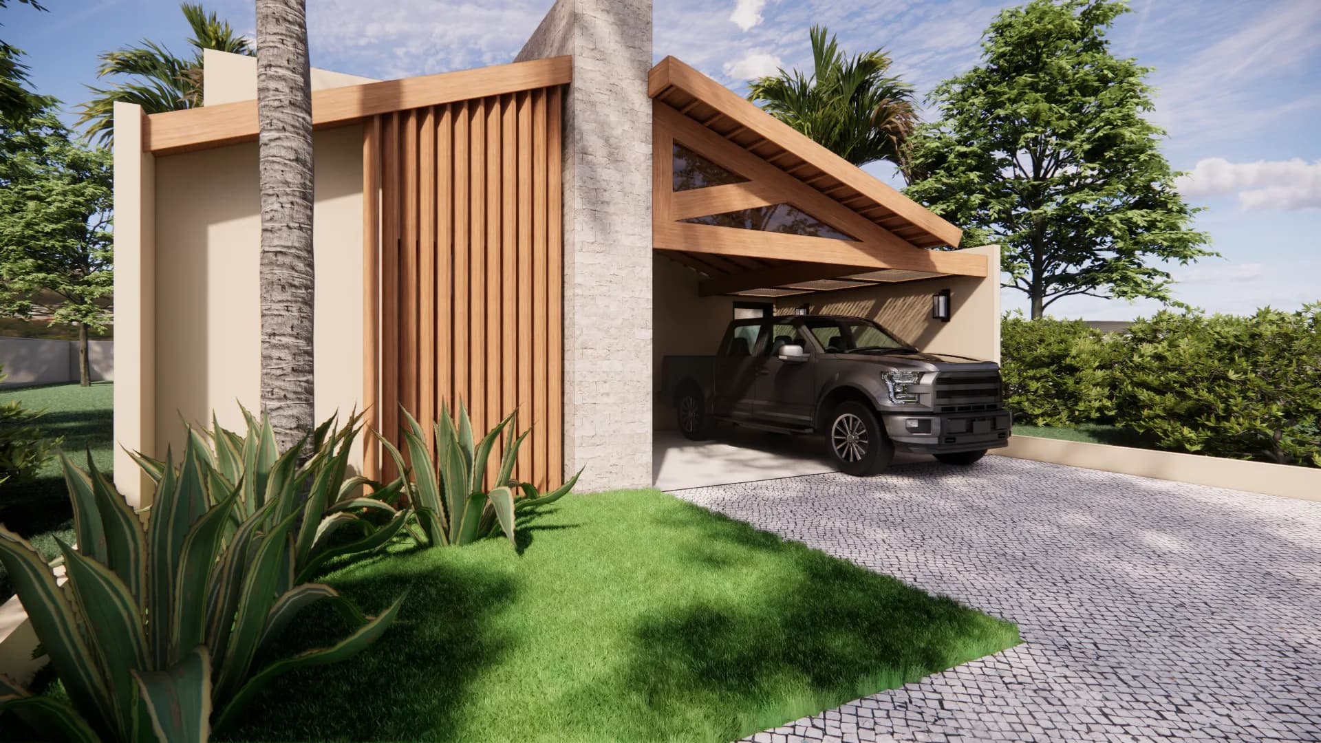 Casa AP — projeto de arquitetura e interiores da Sentire Arquitetura, foto 3 de 8